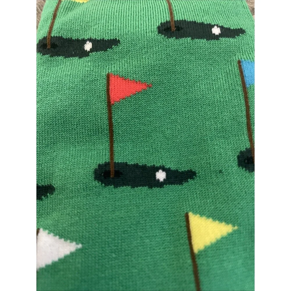 Golf socks NWT Hot Sox Flag Mound Men Cotton 10-13